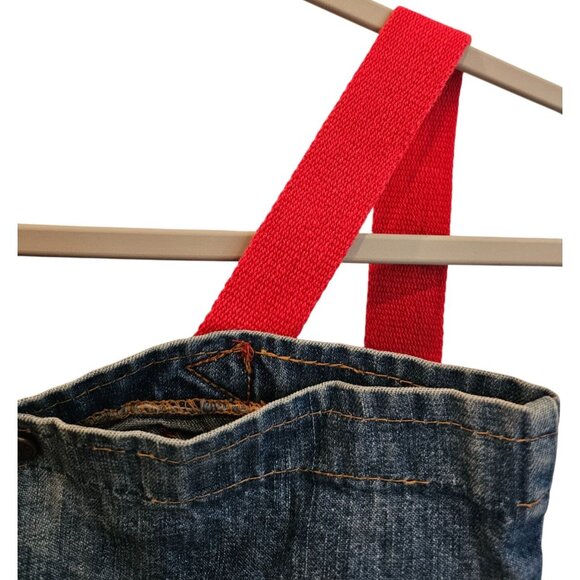 Levis 501 Jean Denim Tote Bag Backpack Purse NOW! Designs Vintage San Francisco - Picture 12 of 13